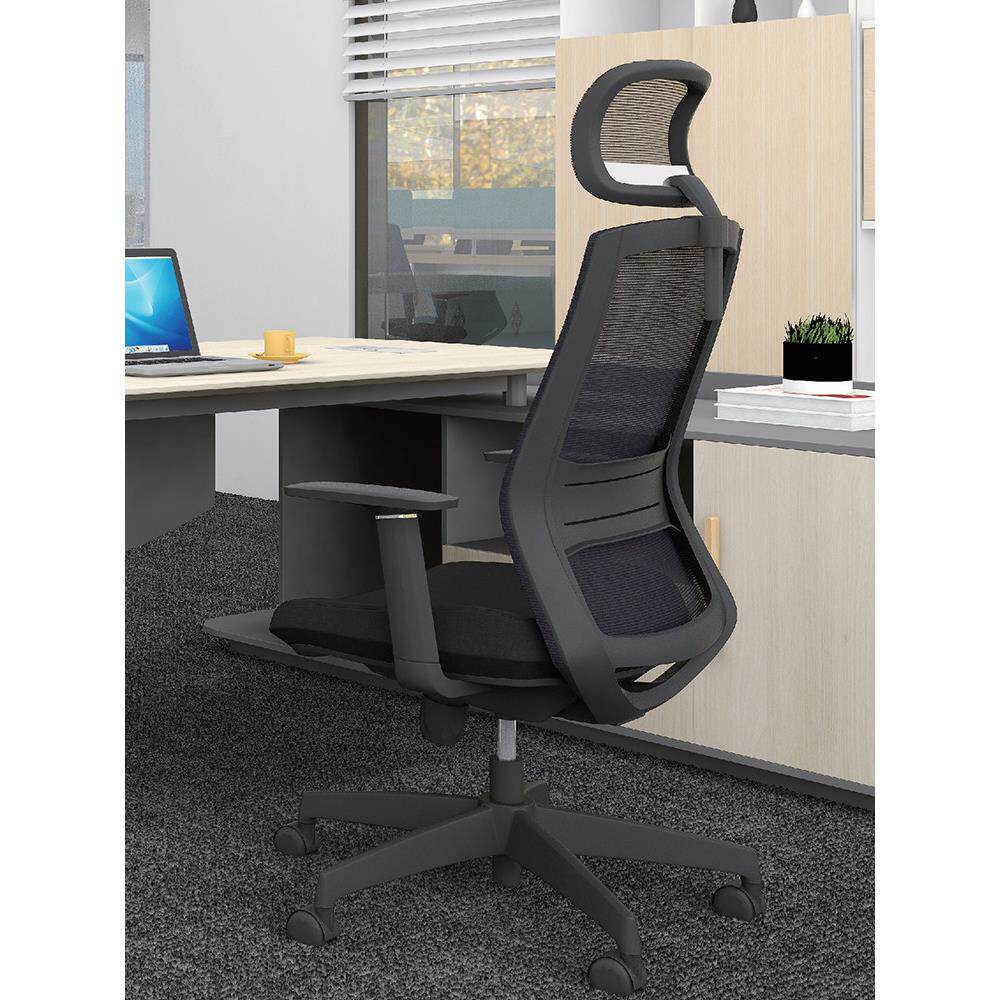 电脑椅家用舒适久坐人体工学椅结实网布升降转椅简约职员椅办公椅