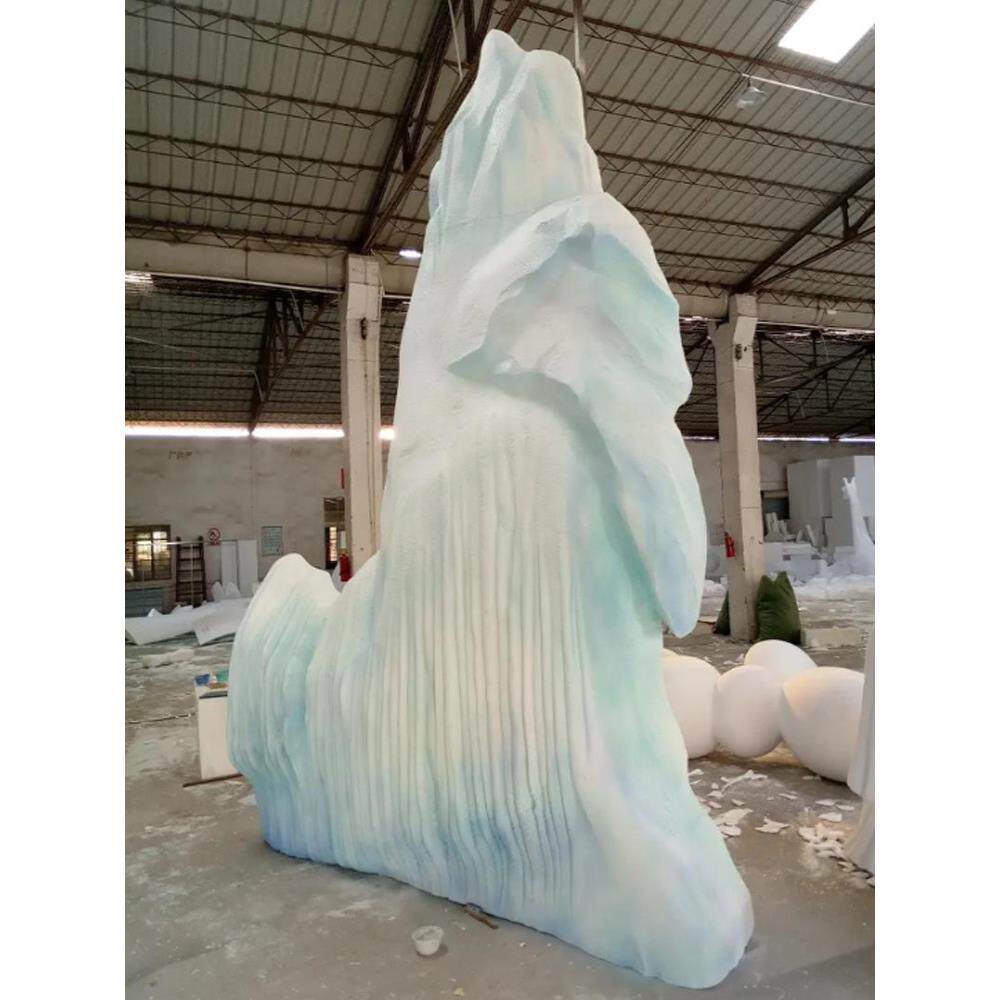 泡沫雕塑定制假山彷真石头冰山城堡店铺橱窗婚庆影视道具摆件装饰