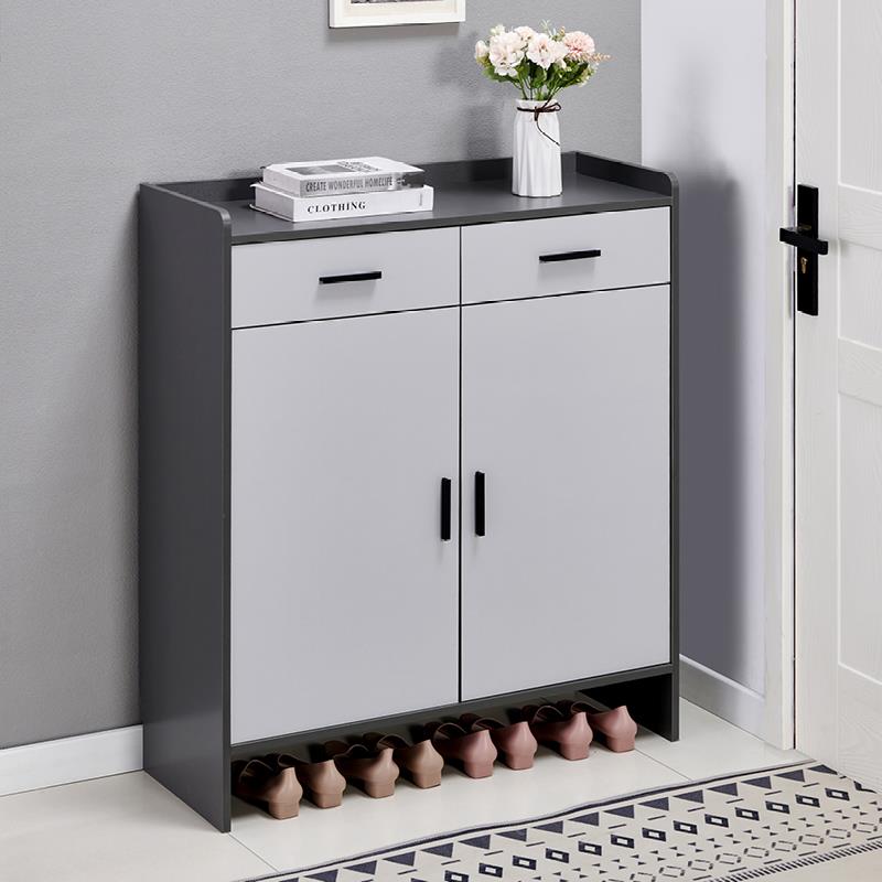 鞋柜家用门口外经济型大容量储物收纳窄小型入户楼道新款轻奢鞋架