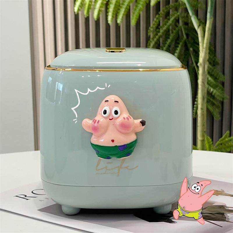 桌面垃圾桶按压式家用办公桌废纸篓垃圾桶可爱卡通创意高颜值ins,家庭/个人清洁工具,垃圾桶,淘宝优惠券,粉丝福利购,淘宝优惠卷