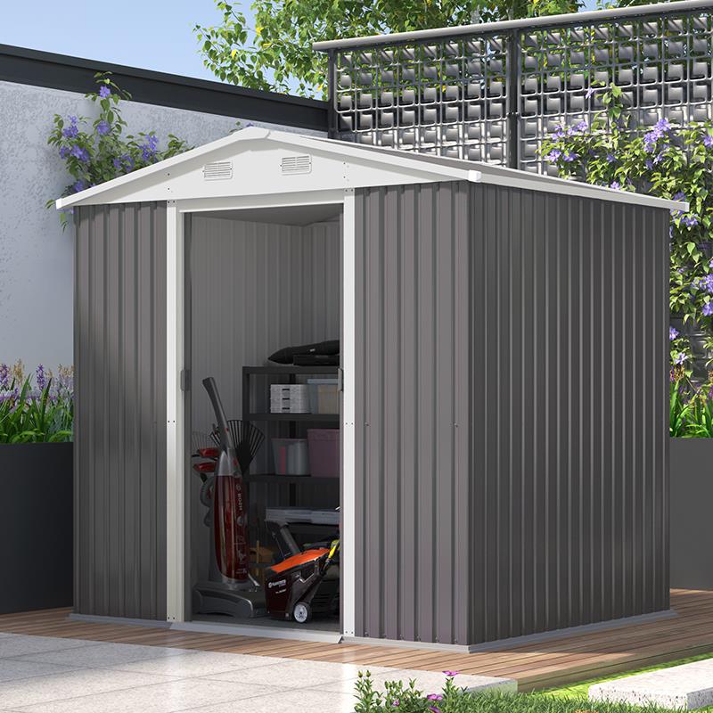 户外工具房储物房花园简易房组合屋杂物间移动小房子可拆卸临时房