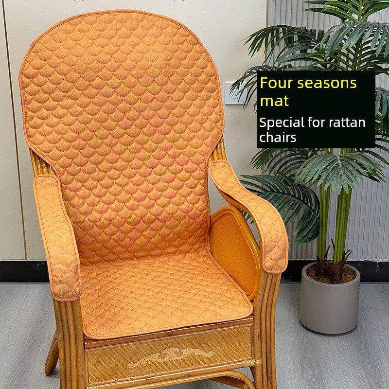 四季藤椅坐垫连靠背一体藤椅垫透气吸汗面料椅子垫椅套罩防滑椅垫,居家布艺,椅垫,淘宝优惠券,粉丝福利购,淘宝优惠卷