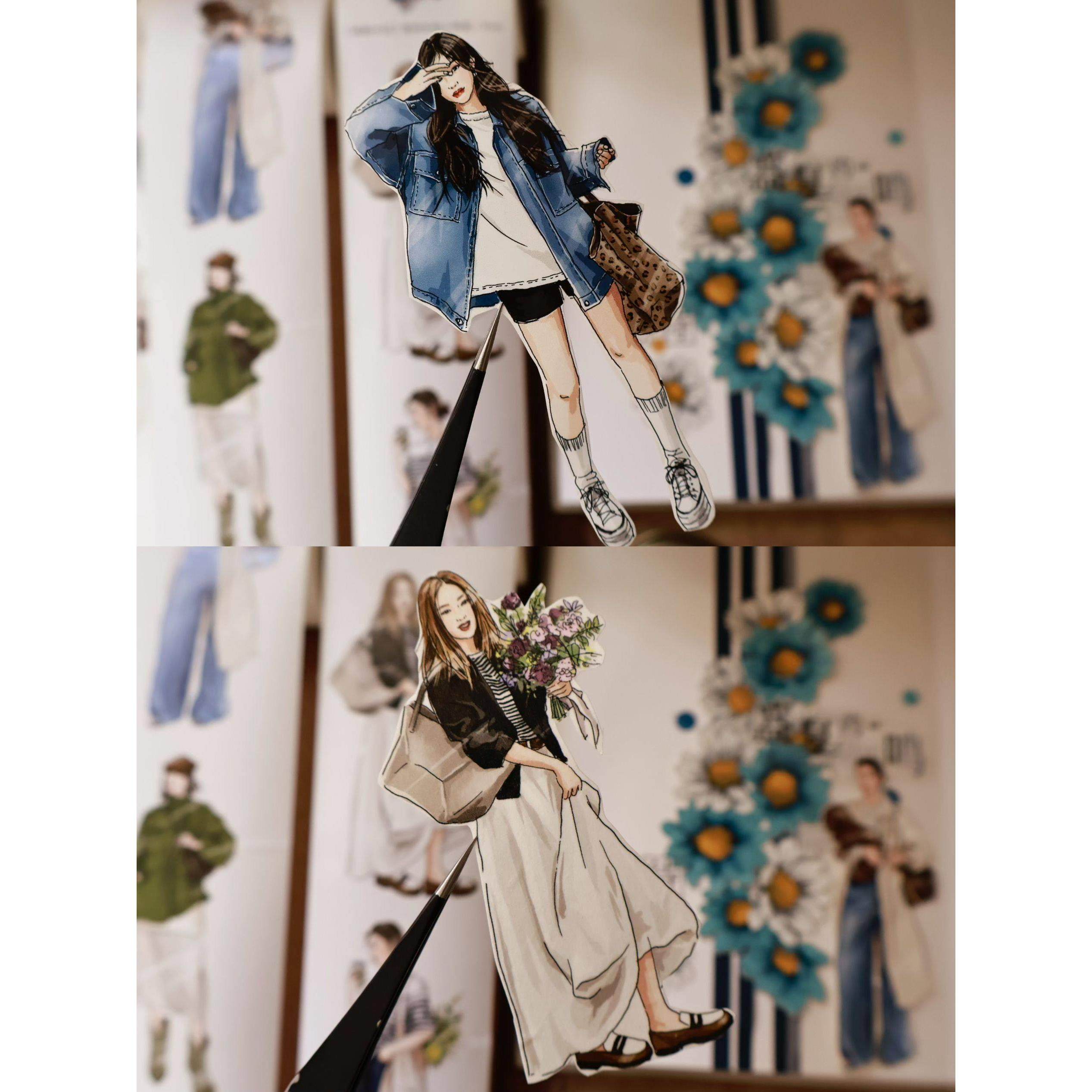 壹洱文创第14期新品现货【通勤日记】都市女孩切模和纸胶带素材,文具电教/文化用品/商务用品,和纸胶带,淘宝优惠券,粉丝福利购,淘宝优惠卷