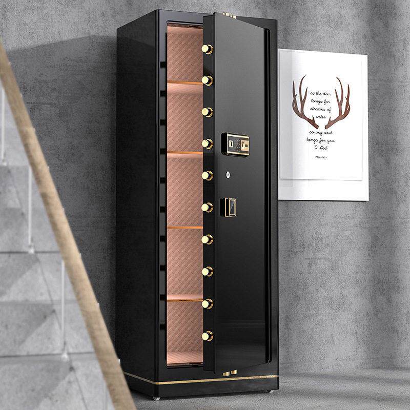 全钢对开门银行级德国进口保险柜1.8米八重安防智能语音珠宝存储