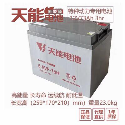 天能新能源电瓶电动汽车洗地机铅酸电池60v100ah6v200ah12v120安