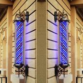 高端铝Led转光发廊时尚 转光发廊超亮防水小灯箱壁挂