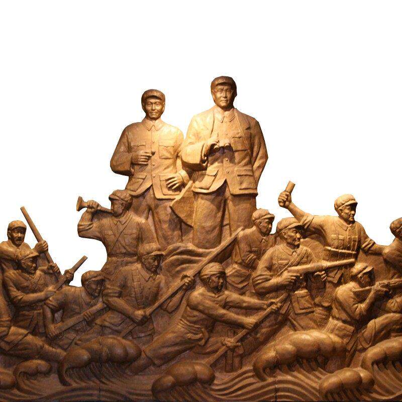 红军革命抗战人物铜雕浮雕定制锻铜铸铜浮雕石材汉白玉人物浮雕墙