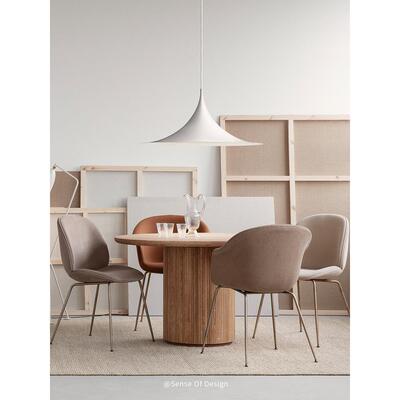 丹麦单头吊灯semi简约餐桌餐厅灯个性喇叭灯设计师款金属灯