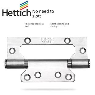 Heidi 3件套304次母铰炼无开口轴承4英寸5英寸铰炼无声加厚门 Shi