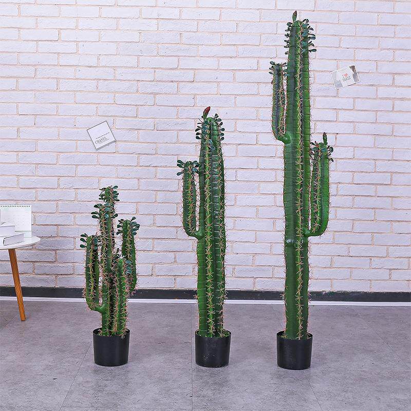 现货仿真仙人柱仙人掌大型绿植盆栽室内橱窗装饰摆件造景落地塑料