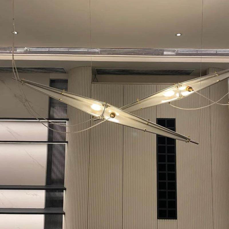 设计师loft餐厅吊灯简约包豪斯艺术小众中空楼梯间吧台客厅咖啡厅