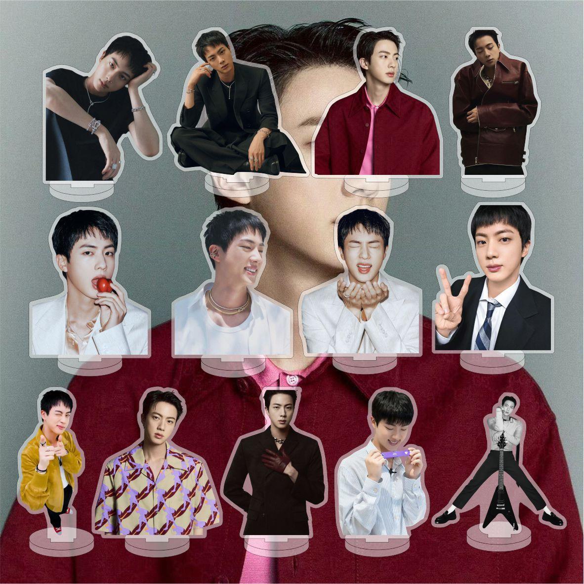 24年JIN 金硕珍杂志亚克力双面高清立牌明星周边同款