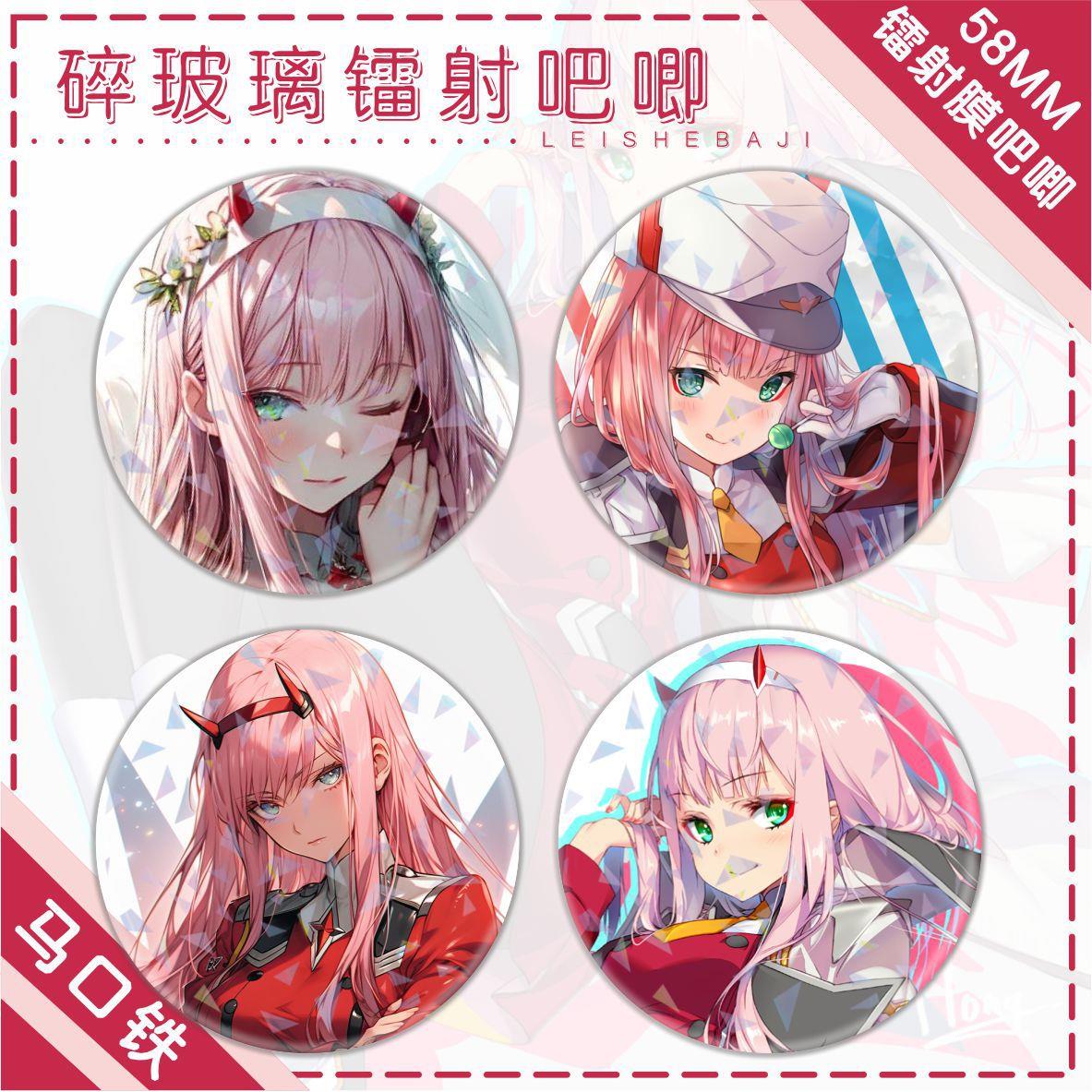 吧唧徽章DARLING in the FRANXX周边国家队马口铁胸针书包挂件