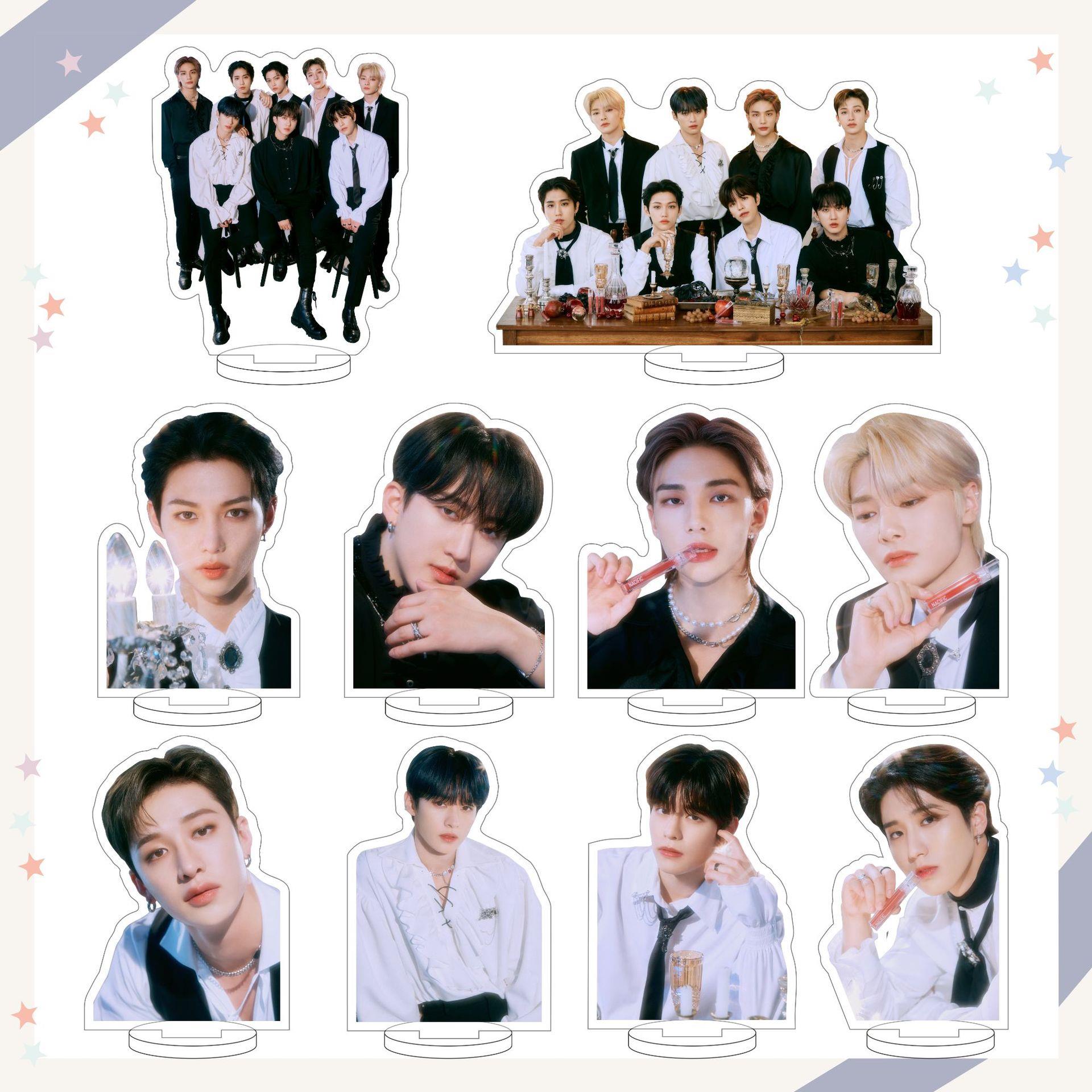 Stray kidsNACIFIC 新款亚克力双面立牌桌面摆件明星周边同款