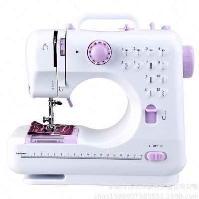 多功能家用缝纫机电动小型衣车505mini sewing machineA12线迹