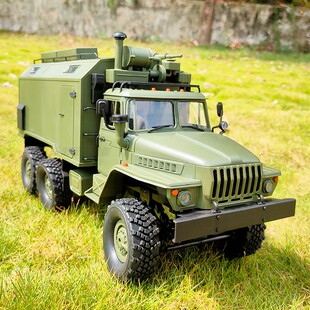 防水顽皮龙B-36乌拉尔指挥军卡车模型攀爬越野RC遥控车六驱可改装