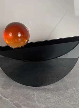 现代简约创意几何拼接水晶艺术摆件样板间玄关客厅茶几家居装饰品