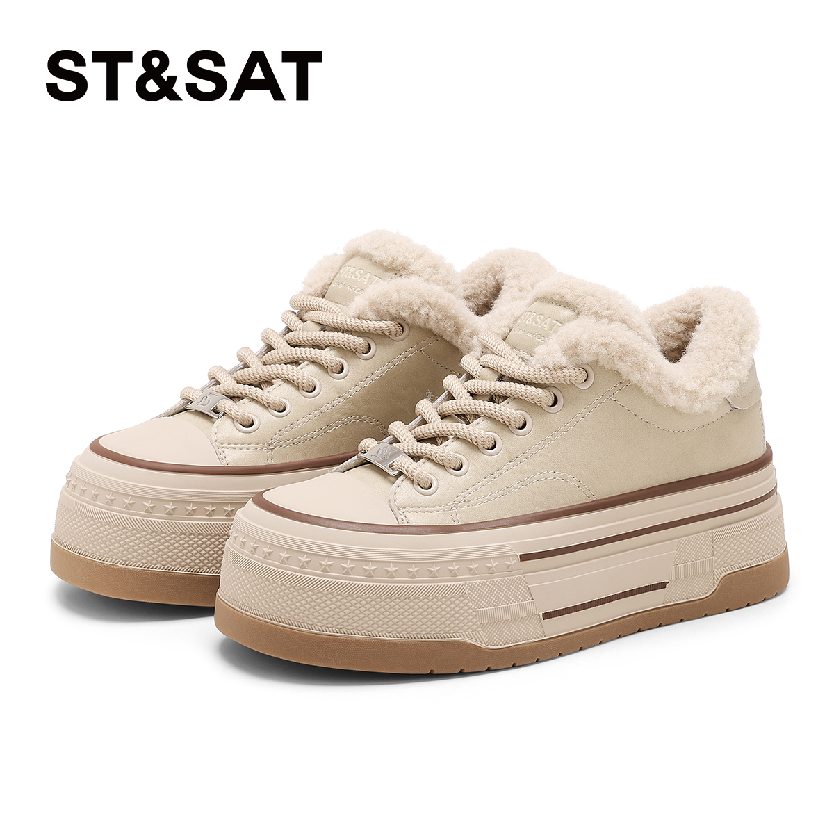 星期六官方正品休闲板鞋女款