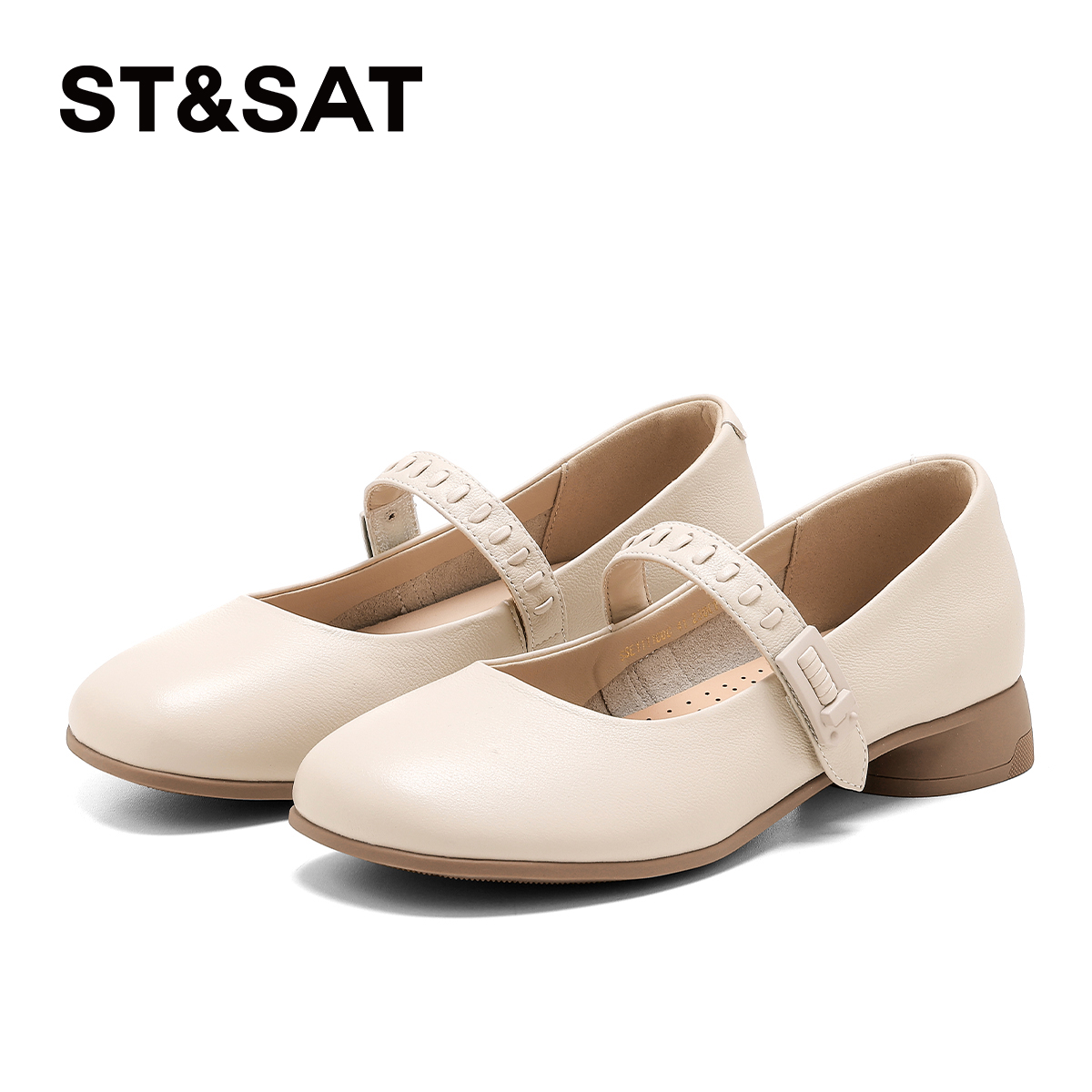 星期六法式玛丽珍鞋芭蕾浅口单鞋