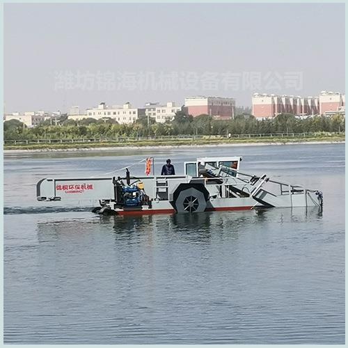 出售全自动割草船用于水草收获和矿渣清理，带核心电机发动机部