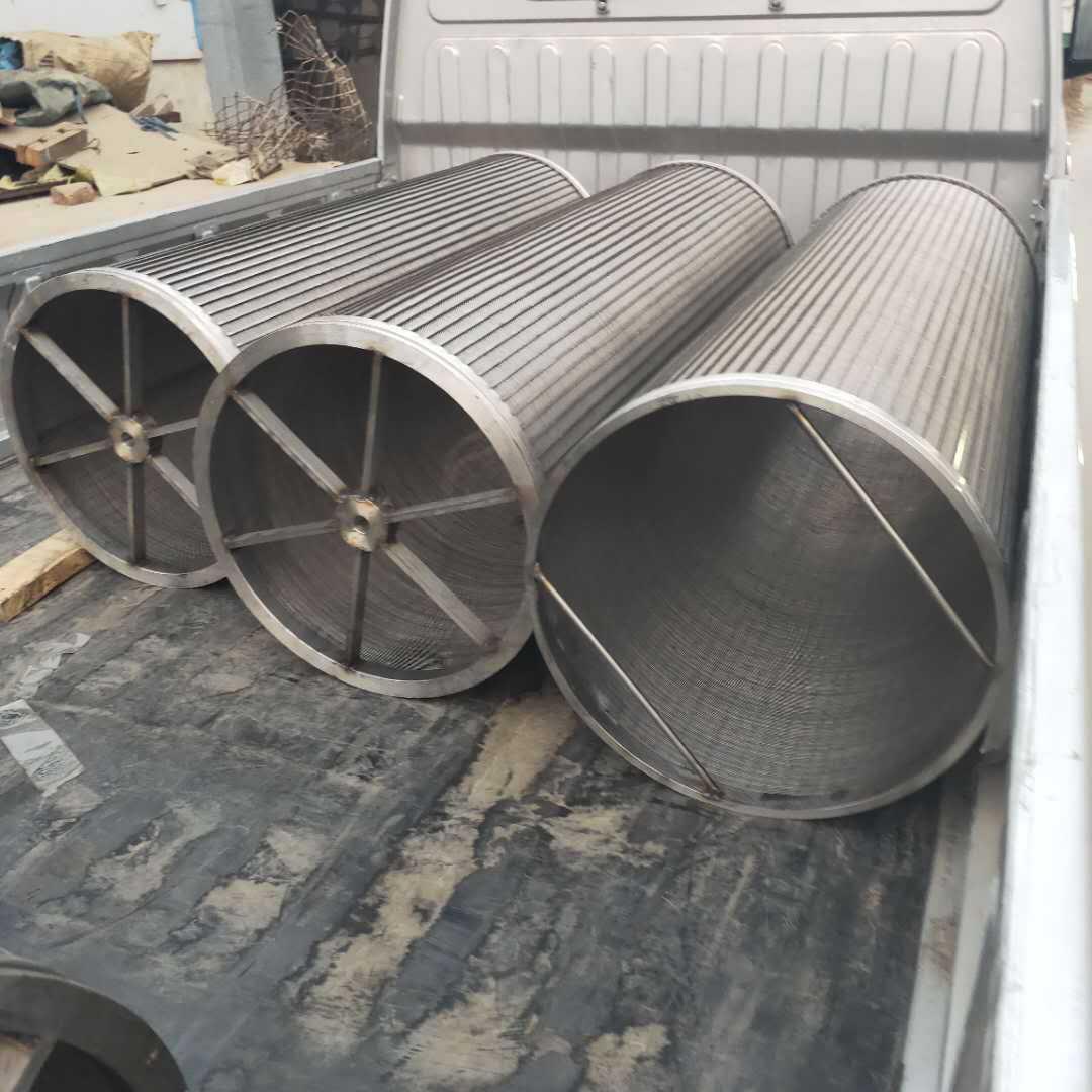 316不锈钢绕丝筛管反卷支撑条筛筒约翰逊筛网冲孔过滤筛管