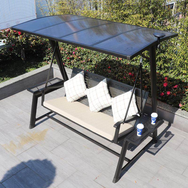 摇椅秋千户外别墅庭院吊椅室外花园阳台太阳能家用三人位荡秋千椅,住宅家具,户外秋千,淘宝优惠券,粉丝福利购,淘宝优惠卷