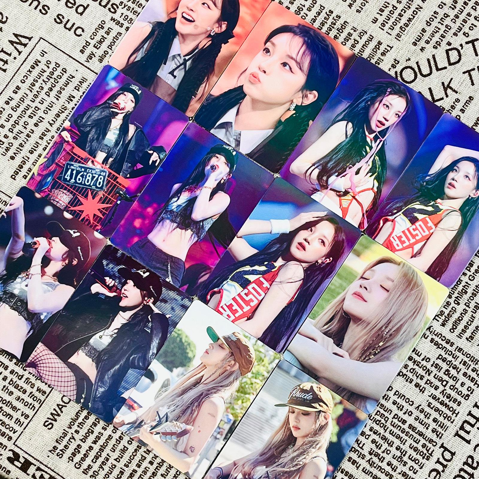 宋雨琦镭射小卡55张写真周边同款拍立得新专辑高清自印小卡LOMO卡