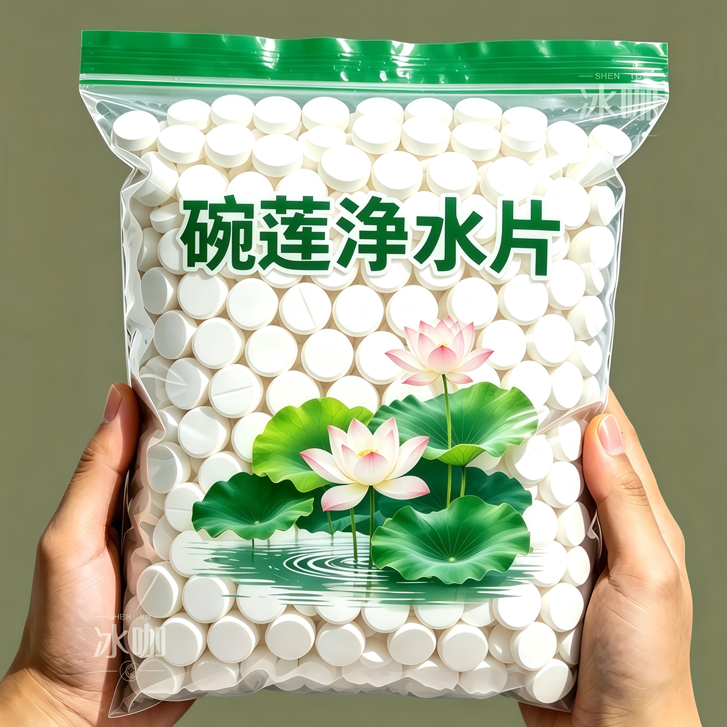碗莲专用净水片净化池水促发新芽