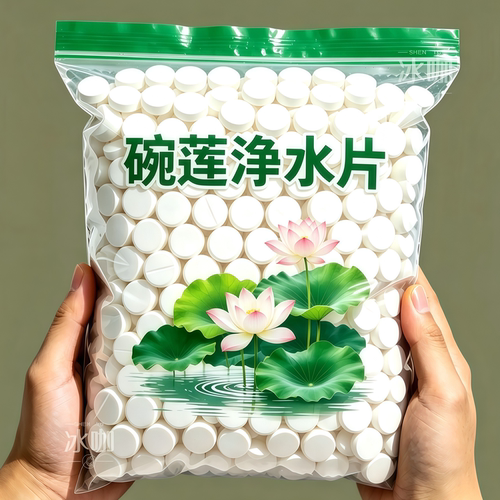 碗莲专用净水片净化池水促发新芽