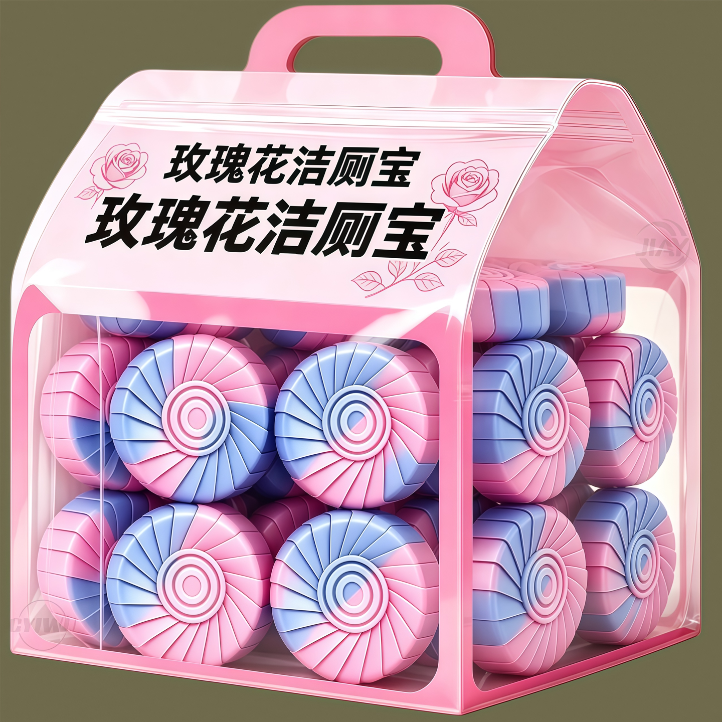 高品质洁厕宝除臭强留着玫瑰花香