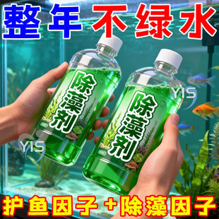 鱼缸除藻剂绿藻青苔清除神器鱼缸除绿水褐藻丝藻黑藻水垢洗虾粉