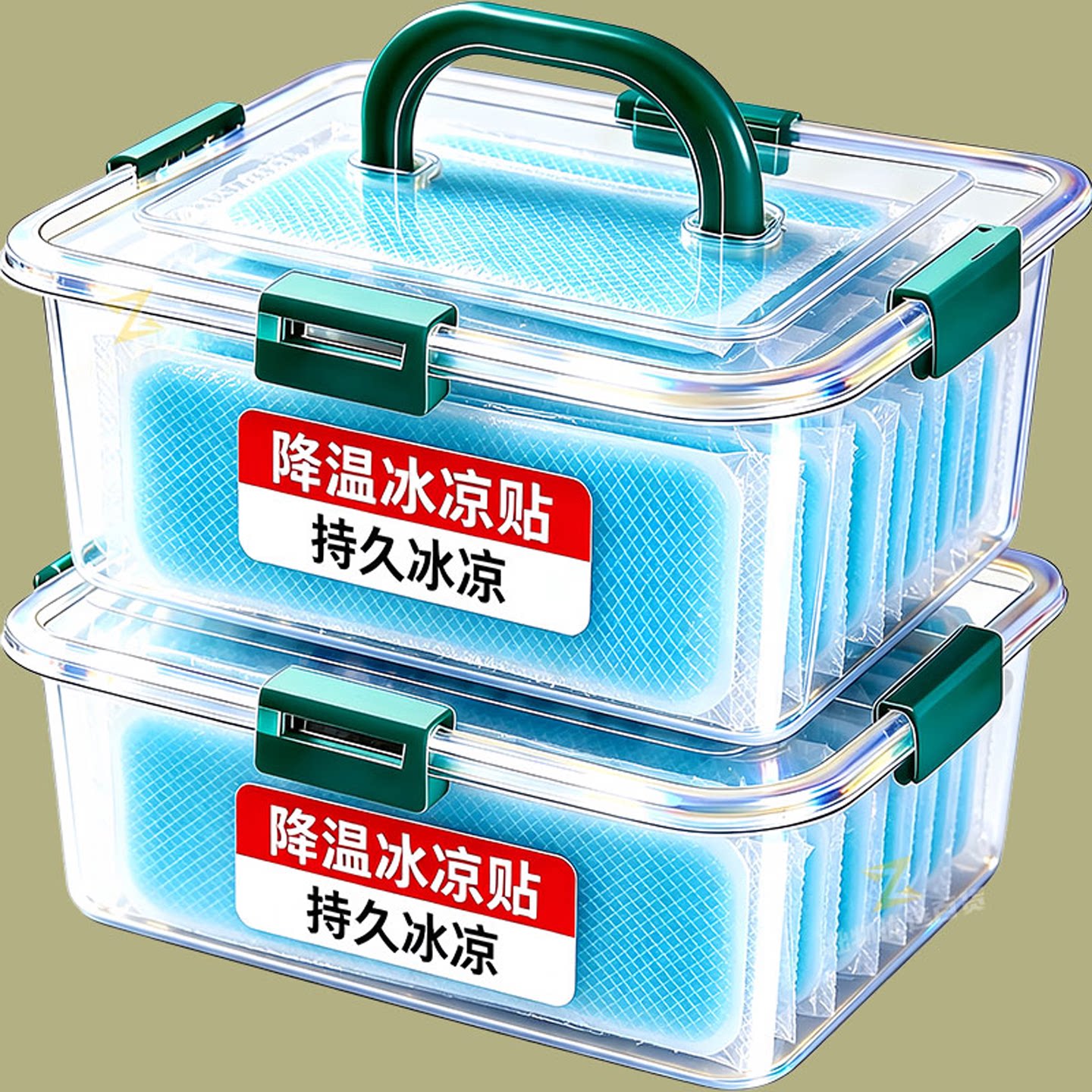 清凉冰贴学生军训防暑物理降温贴