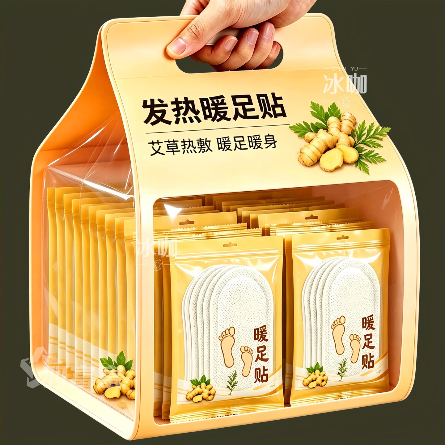 暖足贴脚底自发热鞋垫暖贴暖脚贴保暖身贴冬季足底暖脚宝暖垫足贴图片