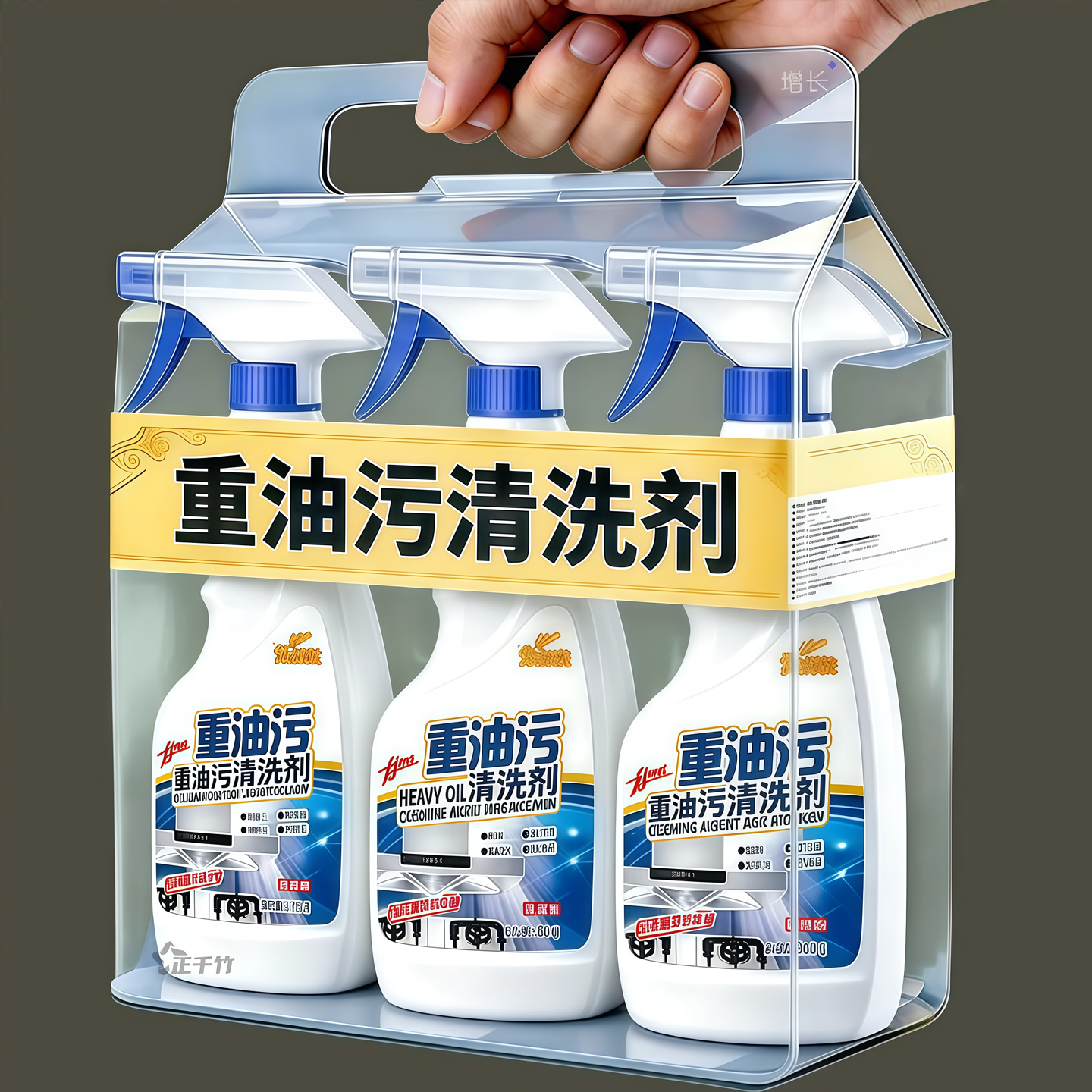 锅底黑垢清洁剂厨房强力去污烧焦油渍洗锅底神器面膜贴油污清洁剂