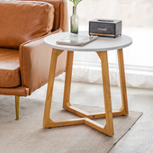 小圆桌茶几卧室沙发桌子简易阳台客厅家用边桌边几迷你床头小型