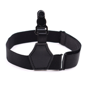 防滑吊袜带 欧美新款 男女通用衬衫 单夹款 弹力可调节吊袜夹 黑色