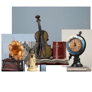 复古留声机模型摆件创意家居装饰品客厅餐厅咖啡厅店铺摆设