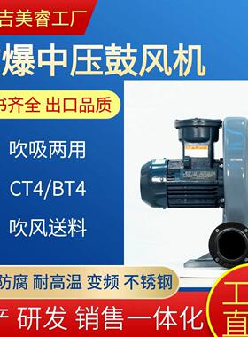 FX-5A 4KW防爆鼓风机 铝合金5.5KW中压风机 工业吹吸气耐高温风机