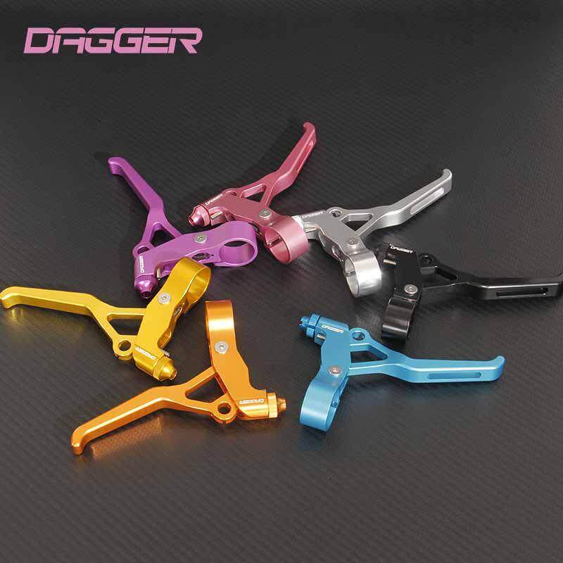 DAGGER煞车把手CNC镂空折叠车国布V刹碟煞车把手柄登山车小布412