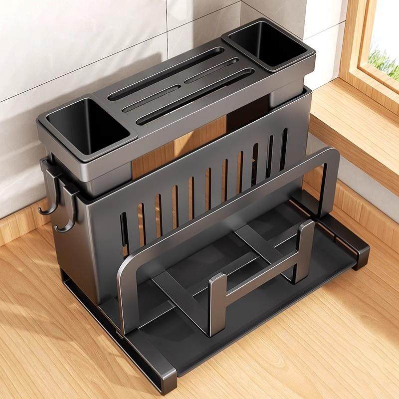 菜刀架置物架菜刀砧板锅盖一体收纳层架台面多功能菜板刀具放置架,厨房/烹饪用具,刀架,淘宝优惠券,粉丝福利购,淘宝优惠卷