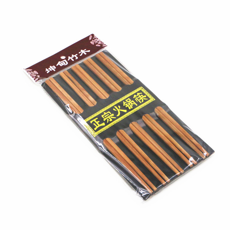 【加长竹木筷】原木筷子正宗火锅筷 无漆无蜡防霉 家用吃饭筷子