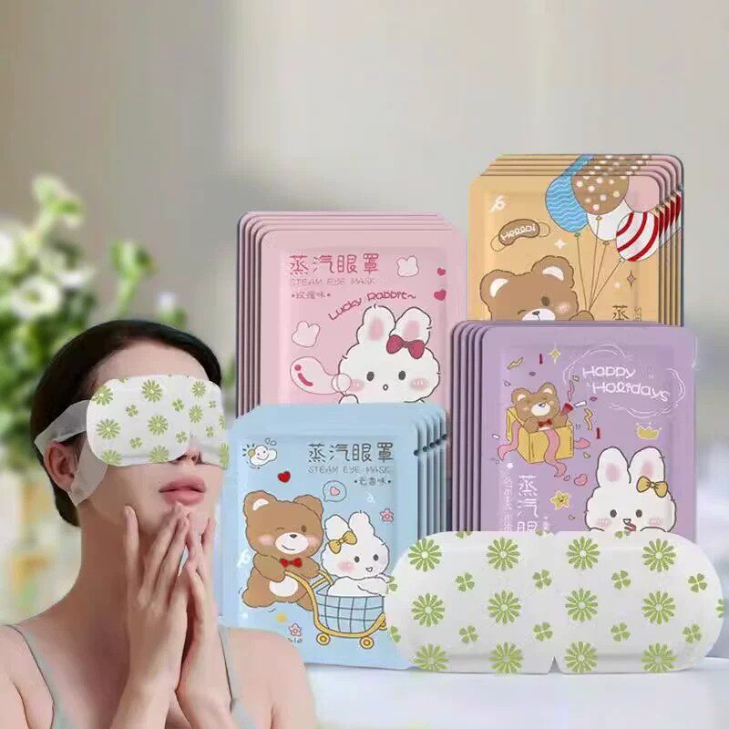 蒸汽眼罩热敷睡眠遮光发热护眼贴挂耳式蒸气罩便携式护眼罩