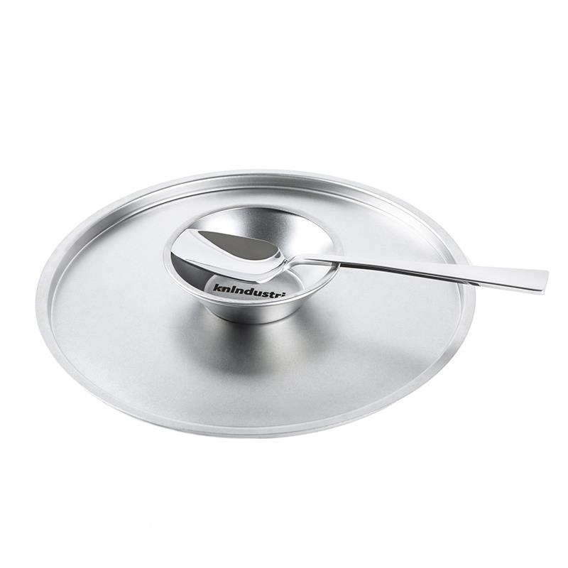 意大利Knindustrie 2LID通用复古不锈钢锅盖家用平底炒锅汤锅盖子