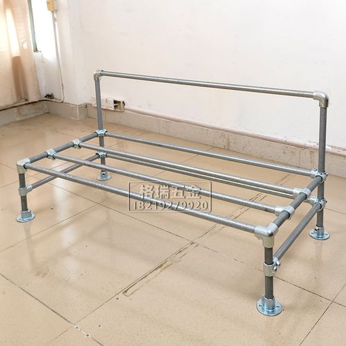 50mm钢管连接件1.5寸镀锌钢管三通四通弯头免焊接楼梯护栏紧固件