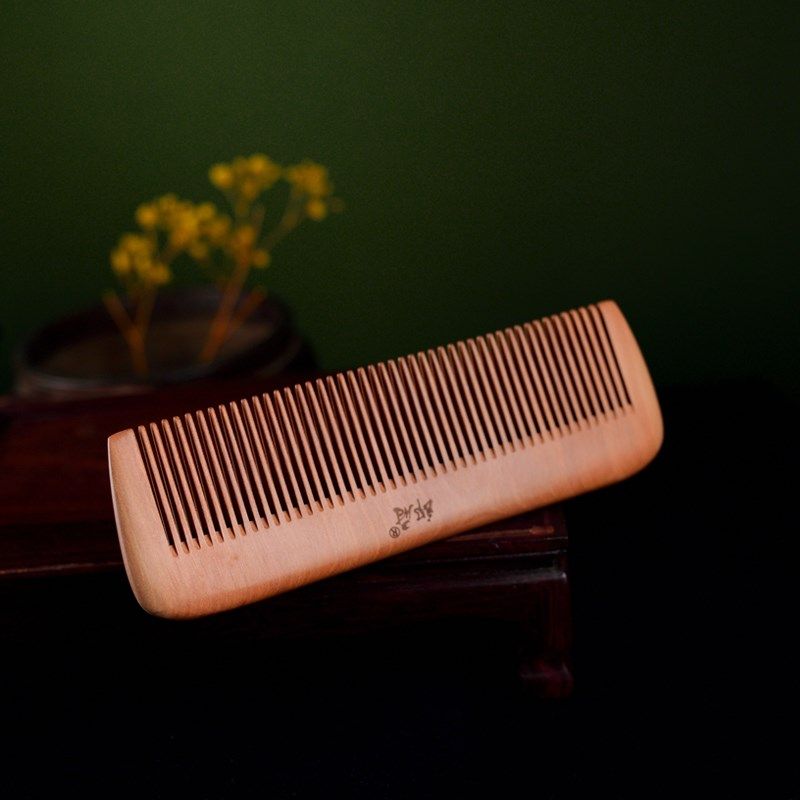 郎府加厚老桃木梳子细齿直板梳顺发梳个人护理梳礼品梳男女生家用,家庭/个人清洁工具,梳子/化妆梳/按摩梳,淘宝优惠券,粉丝福利购,淘宝优惠卷