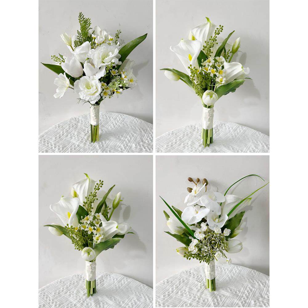 ins小清新森系婚纱摄影道具韩式结婚领证户外拍照仿真新娘手捧花