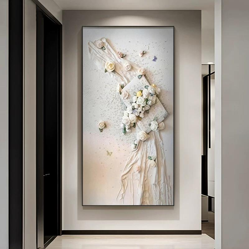 高级感玄关挂画入户走廊壁画客厅沙发背景墙装饰画沙发背景墙挂画