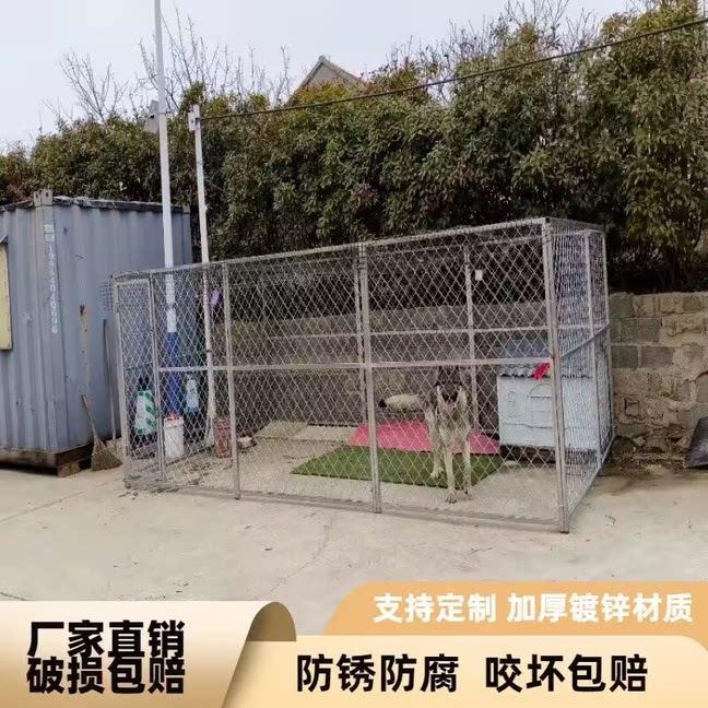 新款中大型犬狗笼家用犬舍移动围栏猛犬跑笼加粗加厚可拆卸养殖场