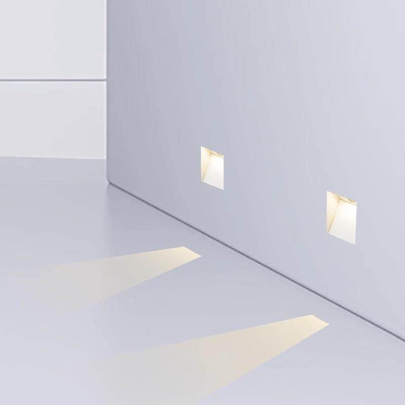 86型地脚灯 无边框嵌入式 LED人体感应踏步灯台阶楼梯过道踢脚灯,家装灯饰光源,踏步灯/地脚灯,淘宝优惠券,粉丝福利购,淘宝优惠卷