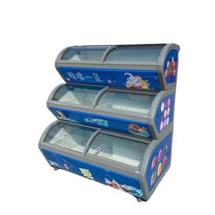 冰淇淋球展示柜雪糕多层冷冻柜商超多层保鲜柜带灯箱雪糕球摆放柜